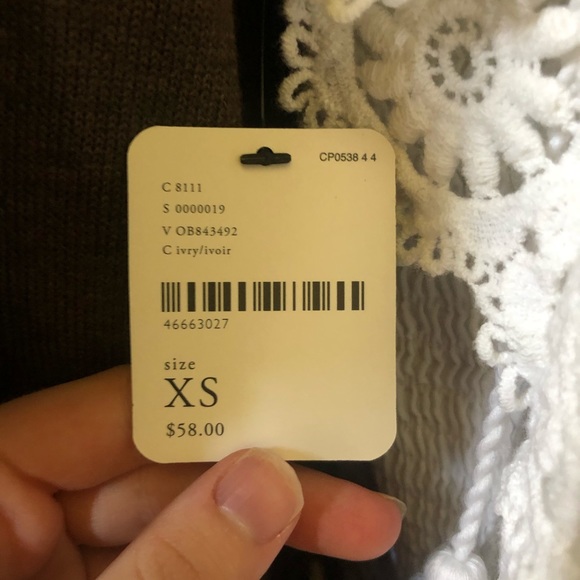 Free People The Real Love Top White XS NWT - Picture 5 of 6